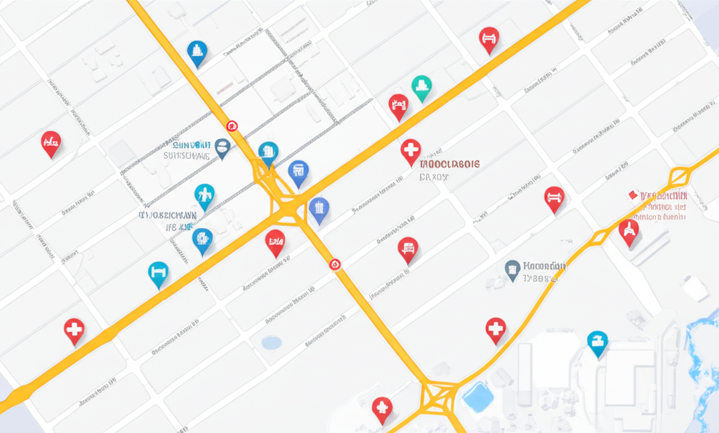 Service area map